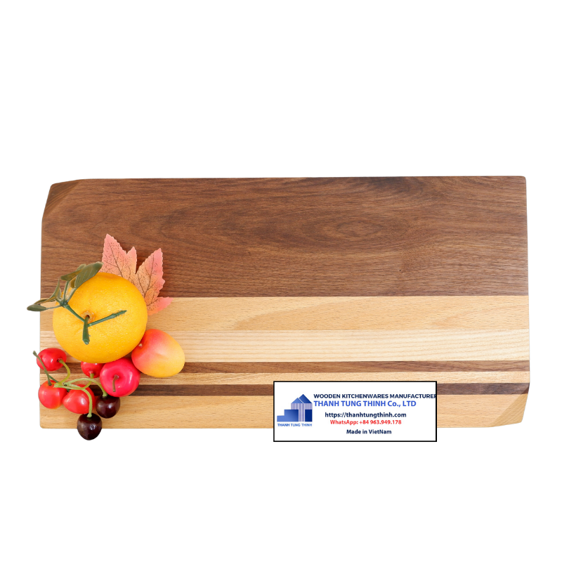 Wood Cutting Board for Chopping Meat, Vegetables, Fruits, Cheese, Knife Friendly Serving Tray WhatsApp: +84 961005832