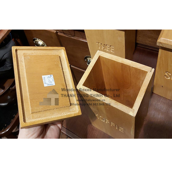 2023 Best Selling Classical hand-made Wood Coffee Box WhatsApp +84 937545579