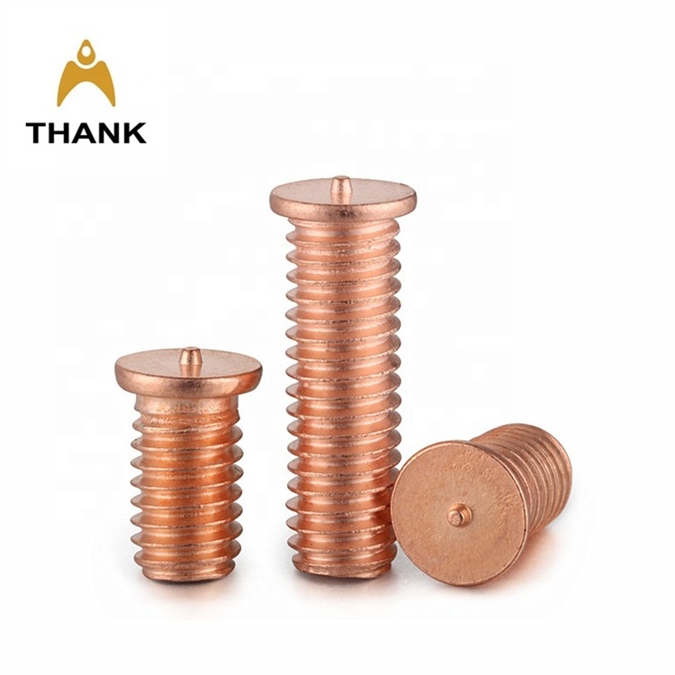 DIN standard Spot welding screw copper welding stud M3 M4 M5 M6 M8