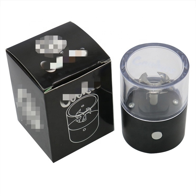 Automatic metal Plastic electric mini tobacco herb grinder for hers with dispenser wholesale manufacturer china herb grinders