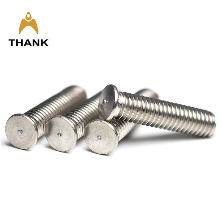 hot sale SS304 Stainless Steel spot weld screw bolt M3 M4 M5 M6 M8 welding stud screws