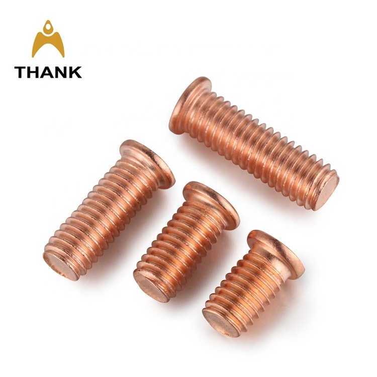 DIN standard Spot welding screw copper welding stud M3 M4 M5 M6 M8