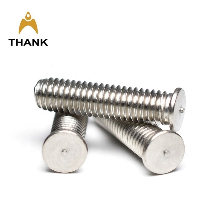 hot sale SS304 Stainless Steel spot weld screw bolt M3 M4 M5 M6 M8 welding stud screws