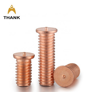 Round Head Spot copper welding screw stud M8 M6 M5 M4 M3