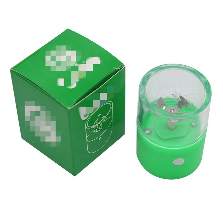 Automatic metal Plastic electric mini tobacco herb grinder for hers with dispenser wholesale manufacturer china herb grinders