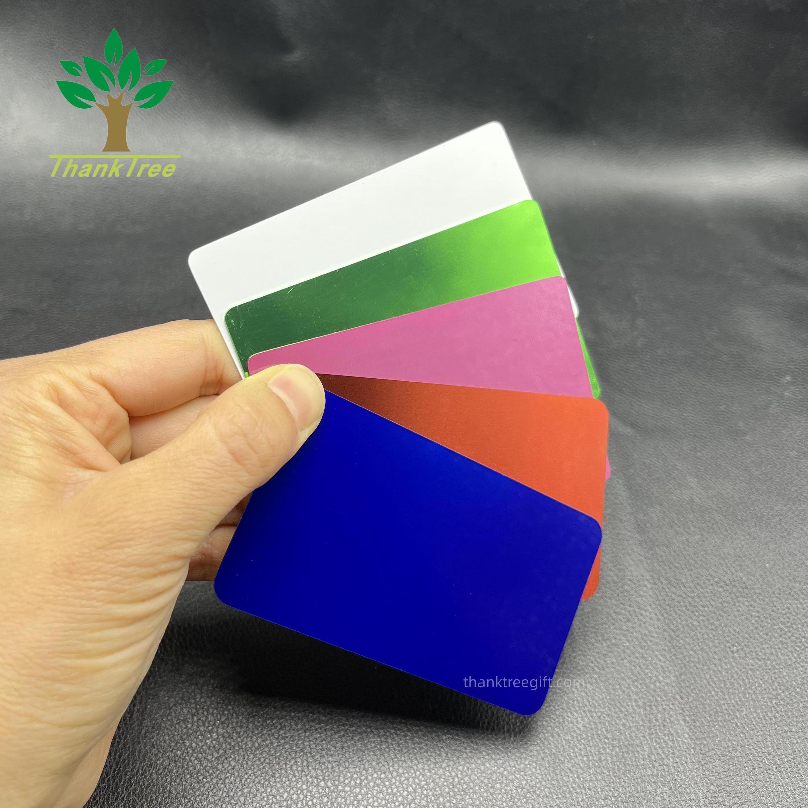 manufacture wholesale business stainless steel blank metal card