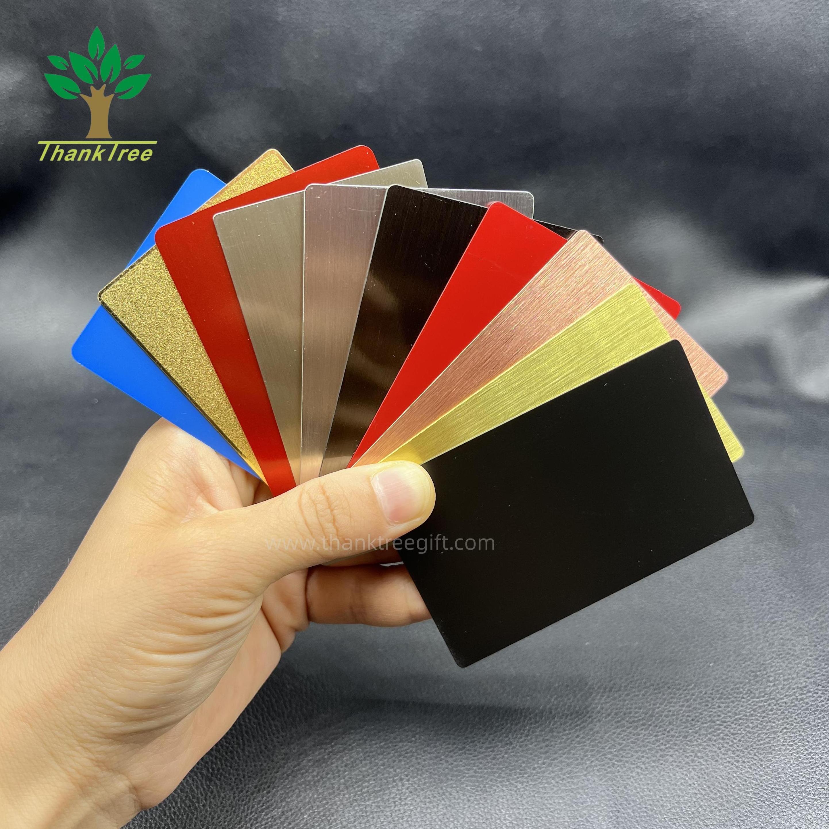 manufacture wholesale business stainless steel blank metal card