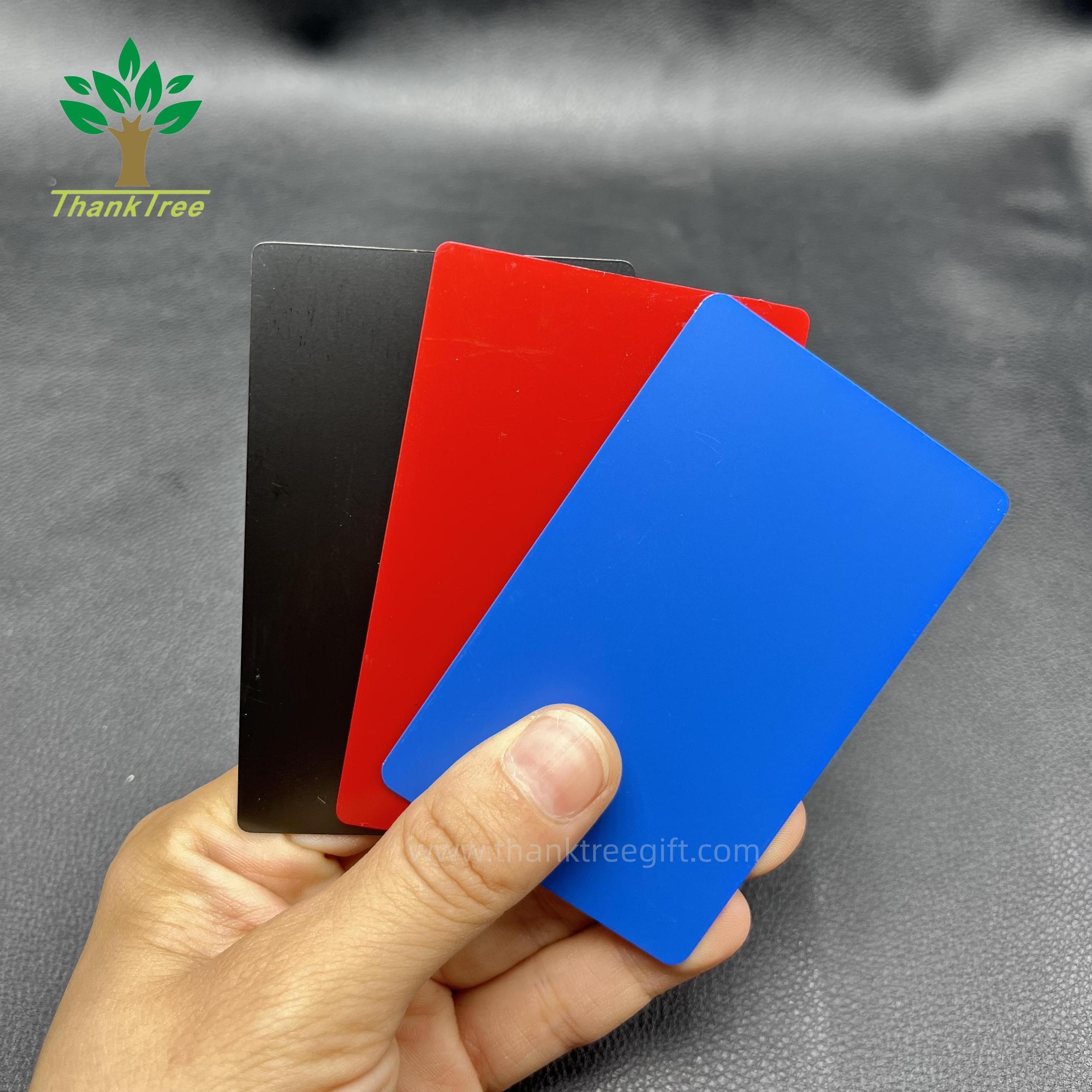 manufacture wholesale business stainless steel blank metal card