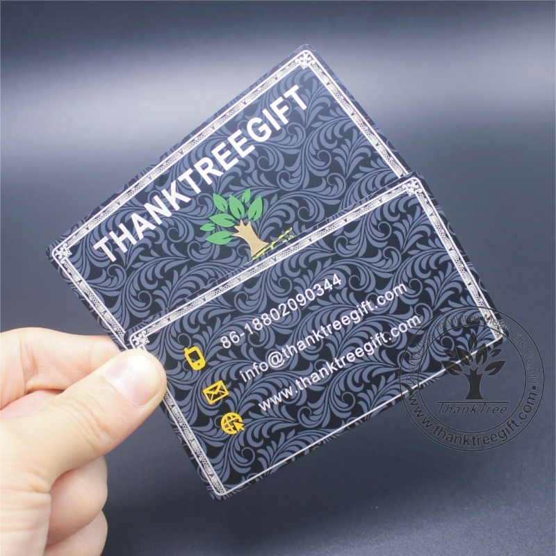 Manufacture wholesale cheap custom logo engraved stainless steel business metal card