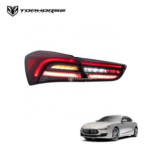 New Arrived Maserati Ghibli Trofeo LED Tail lights Plug and Play Tail Lamp Back light Rear light Car Lamp