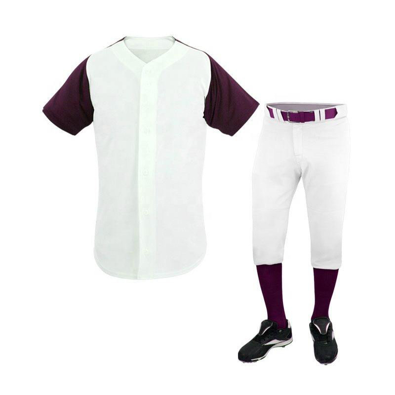 Youth Team Sublimation Softball Uniforms jersey And Shorts Top Customized Baseball Uniform