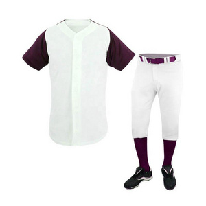 Youth Team Sublimation Softball Uniforms jersey And Shorts Top Customized Baseball Uniform