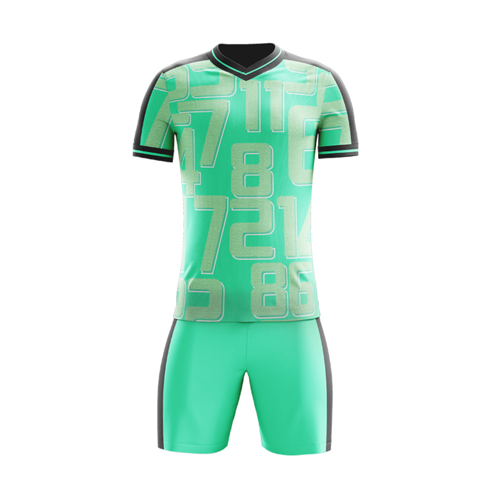 Wholesale Sublimation Uniform Kit Soccer Uniforms Reversible Soccer Jersey And Pant Outdoor Sport Uniform