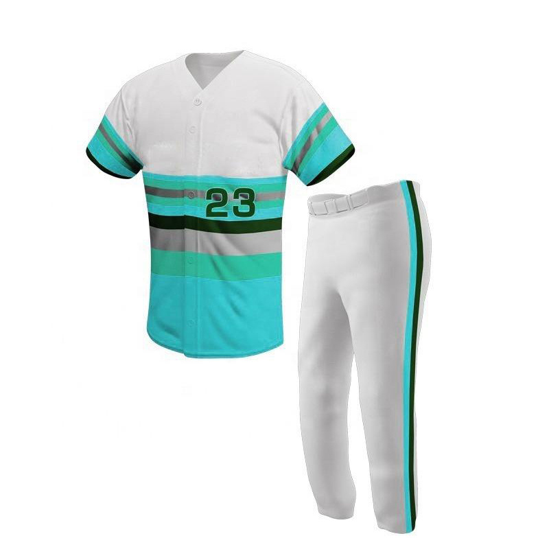 Youth Team Sublimation Softball Uniforms jersey And Shorts Top Customized Baseball Uniform