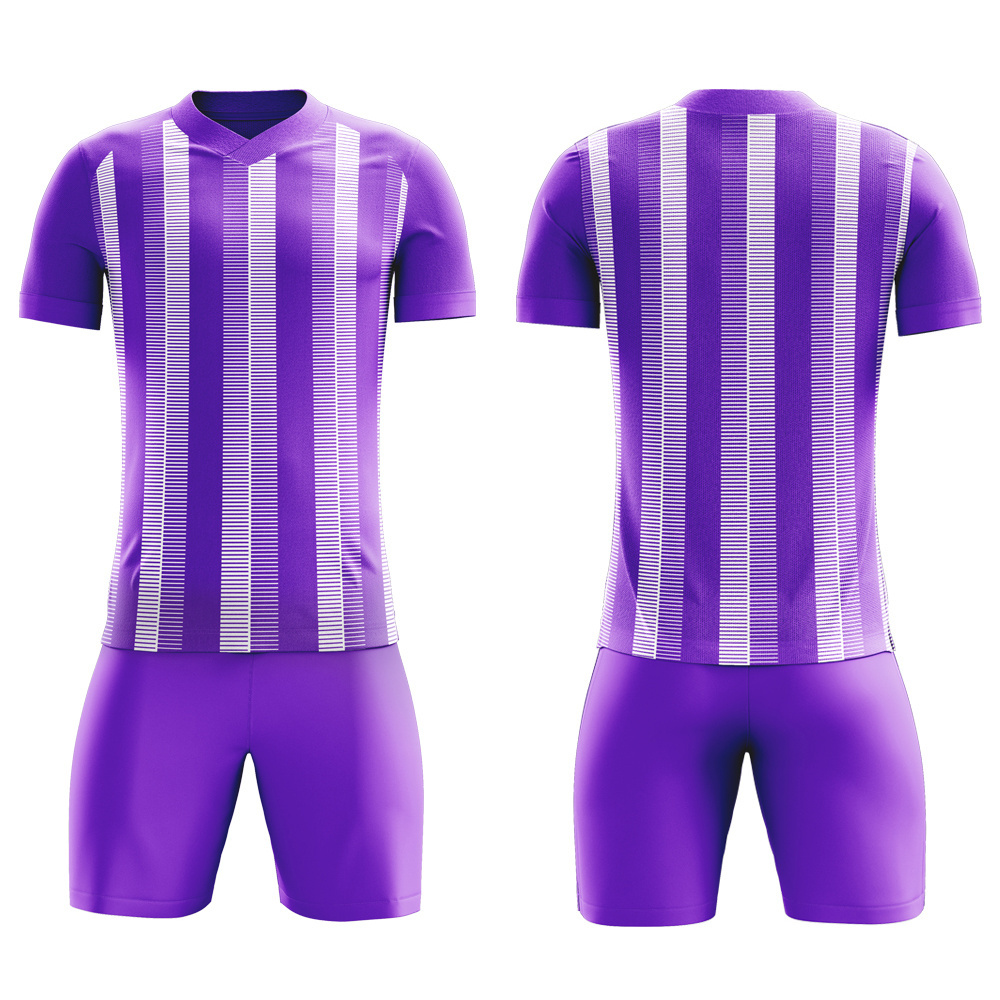 Wholesale Sublimation Uniform Kit Soccer Uniforms Reversible Soccer Jersey And Pant Outdoor Sport Uniform