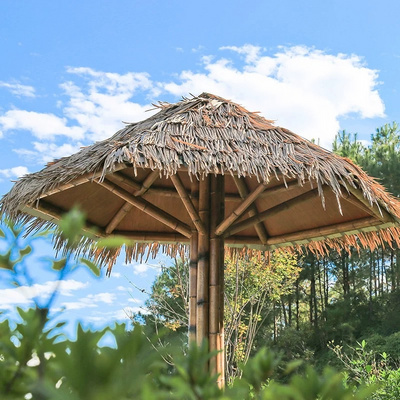 New synthetic palapa thatch straw umbrella