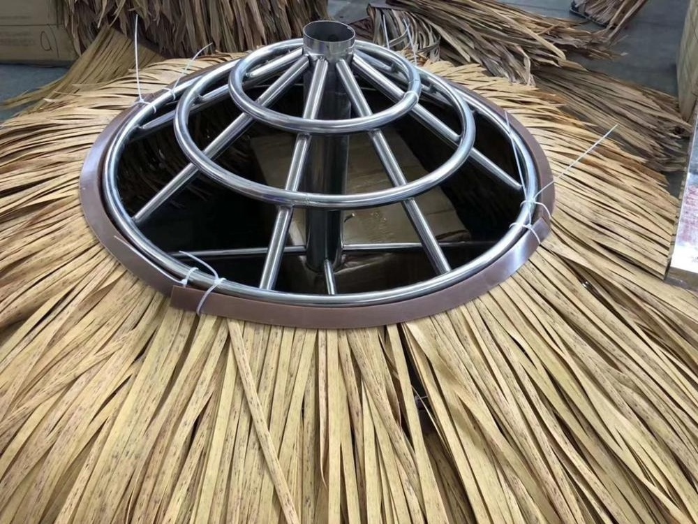 New synthetic palapa thatch straw umbrella