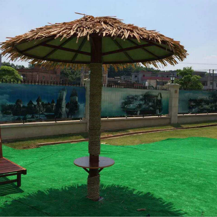 New synthetic palapa thatch straw umbrella