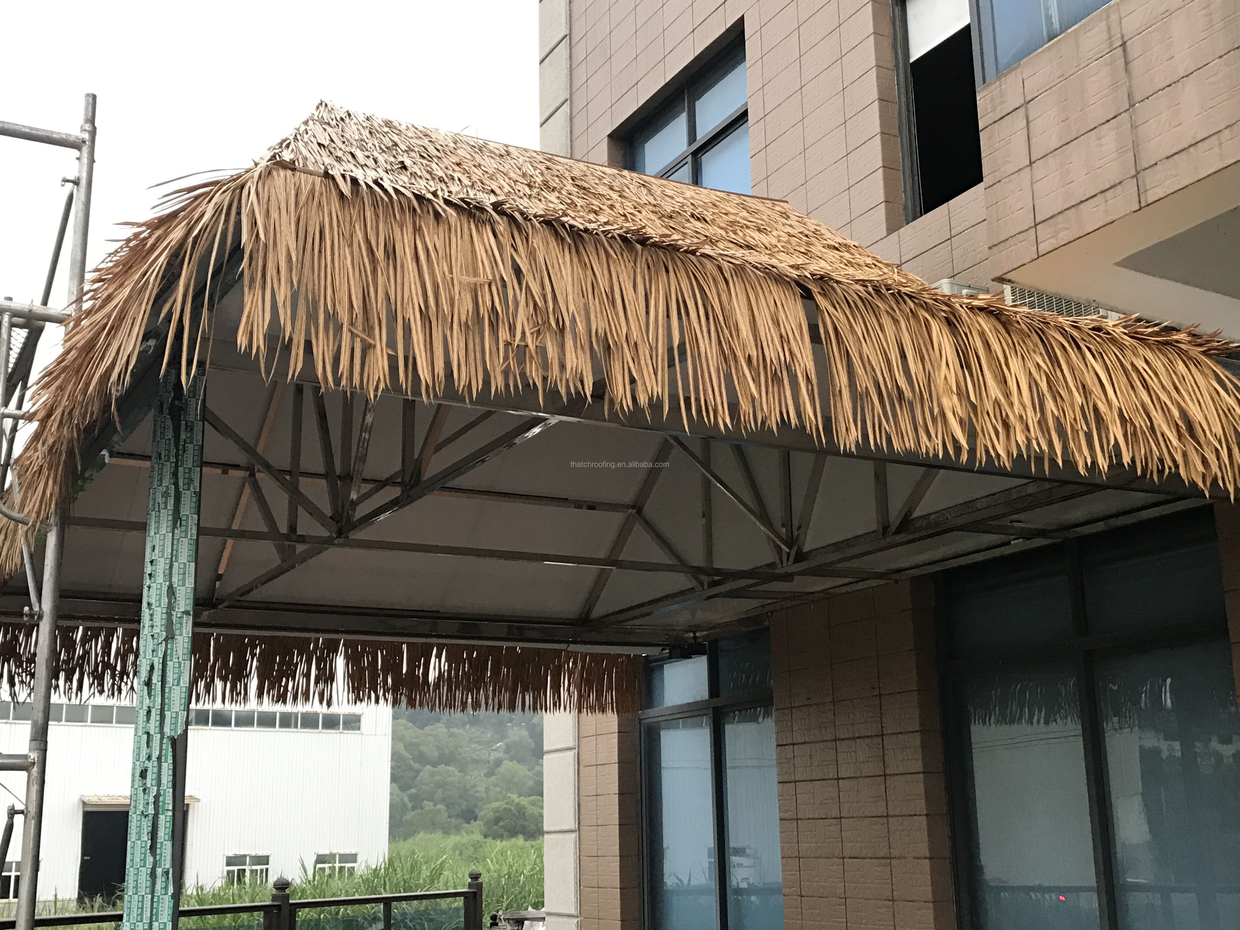 Cheap Tiki hut gazebo roof thatch