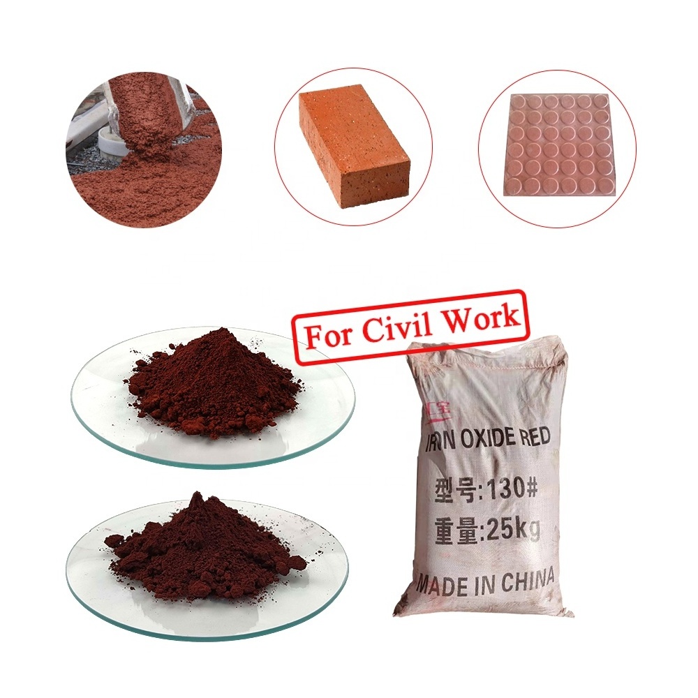 Pigment Red 101 (p.r.101) Or 140 Iron Oxide Red For Paint Belong To Red Pigment