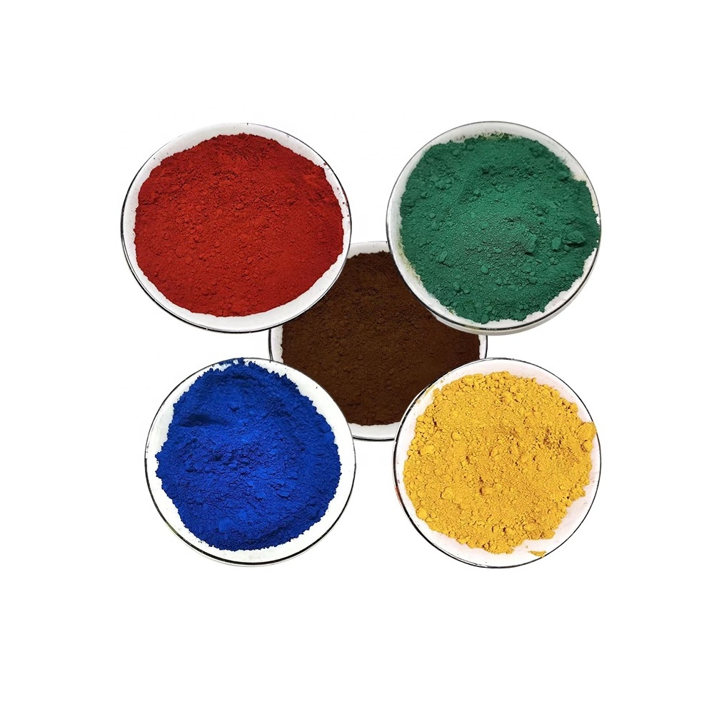 China Concrete Color Iron Oxide Yellow 313 Pigments Powder Price Per Ton Cement for Plastic Ceramic Tile