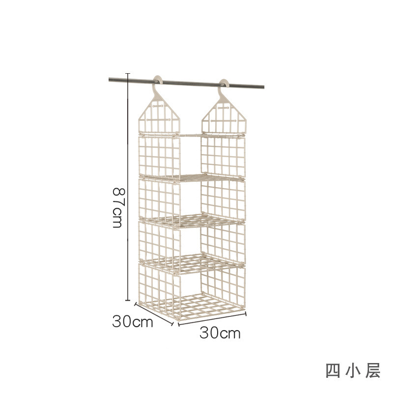 Wholesale Low MOQ space saving plastic storage clothes hanger racks organizer folding racks for wardrobe organizer