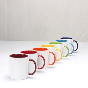 Low MOQ Cheap DIY Coffee Mug With Handle Birthday Gift Sublimation Magic Color Changing Pipe Coffee Mug Gift Custom Cup