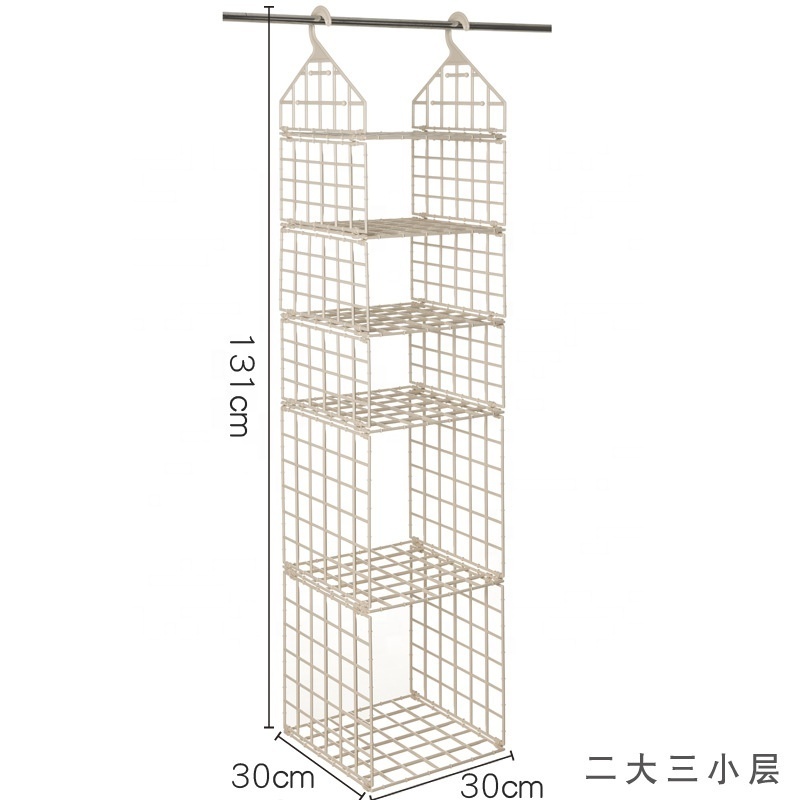 Wholesale space saving plastic storage clothes hanger racks organizer folding racks for wardrobe organizer