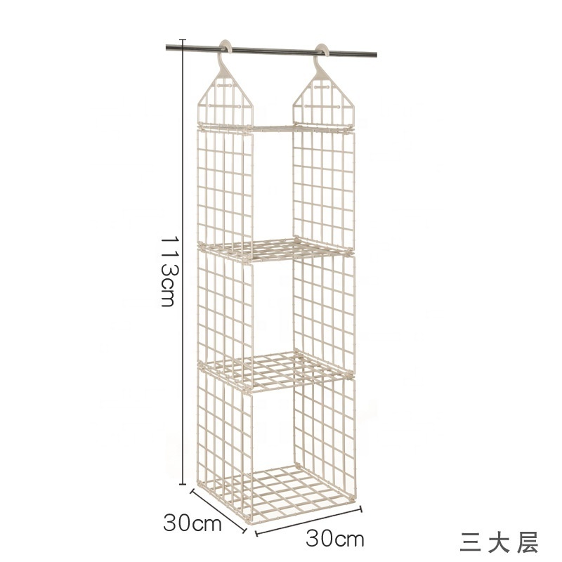 Wholesale space saving plastic storage clothes hanger racks organizer folding racks for wardrobe organizer