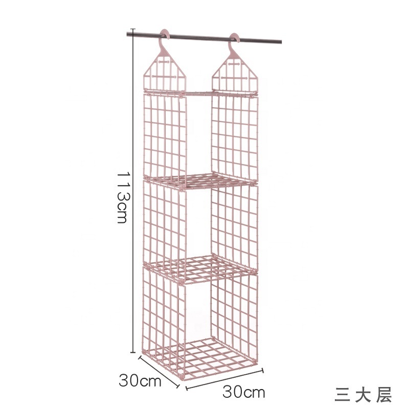 Wholesale space saving plastic storage clothes hanger racks organizer folding racks for wardrobe organizer