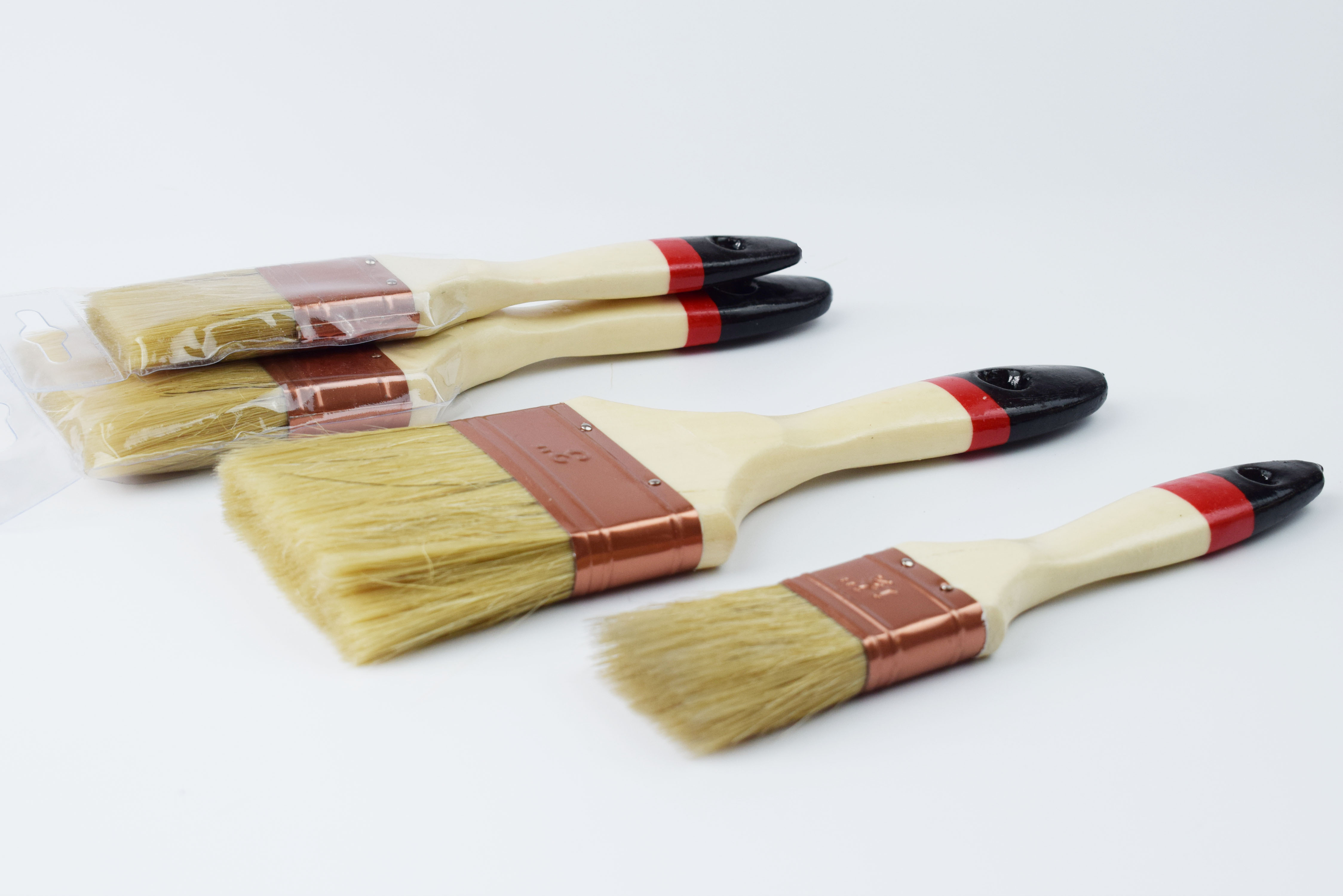 2024  White Bristle Paint Brush With Wooden Handle Manufacturer In Brush Painting wall painting tools