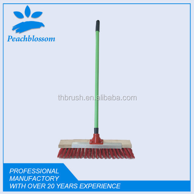 Sweeping Outdoor Push Broom Wooden Handle