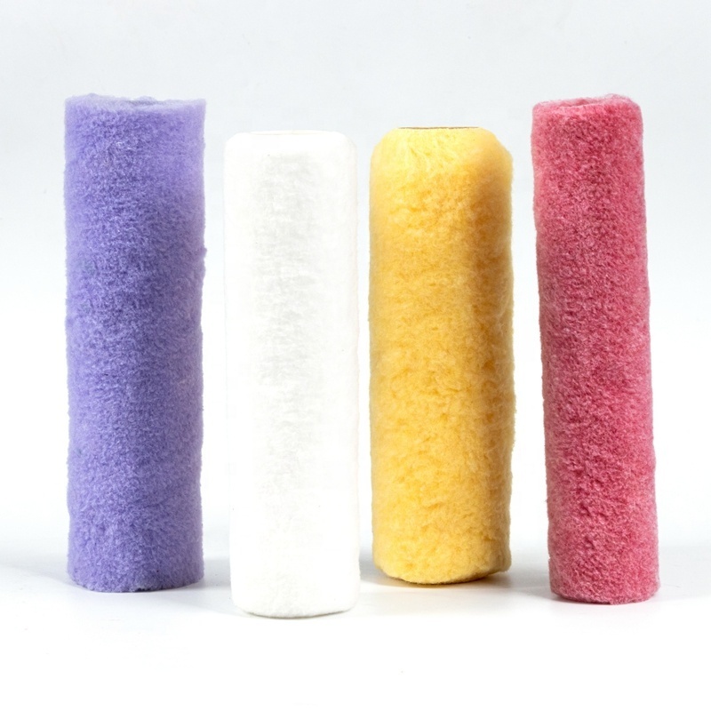 High Quality  7/9/10 inch  Wool/Polyester Paint Roller Covers Painting Roller Sleeve Refill