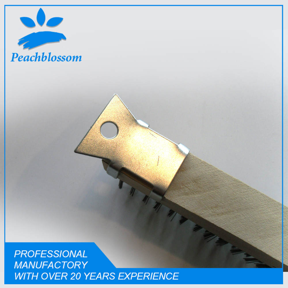 Wire Brush High Quality Galvanized Stainless Steel Brass Wire Cleaning with Wooden Handle in Brush