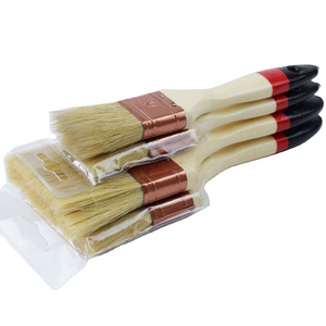 2024  White Bristle Paint Brush With Wooden Handle Manufacturer In Brush Painting wall painting tools