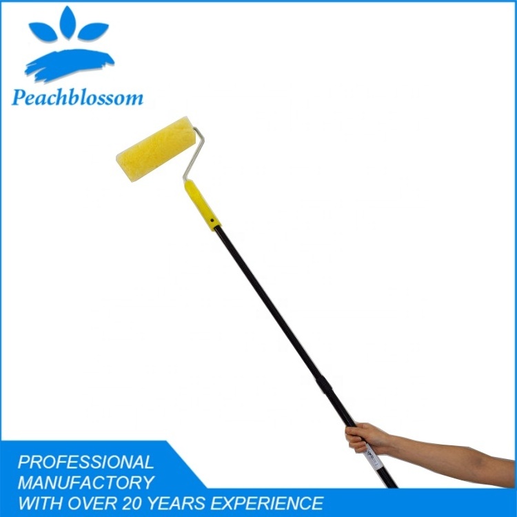 2023 Hot Sale Custom Professional Plastic Handle Extension Pole With Paint Rollers Brush