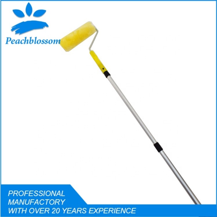 2023 Hot Sale Custom Professional Plastic Handle Extension Pole With Paint Rollers Brush