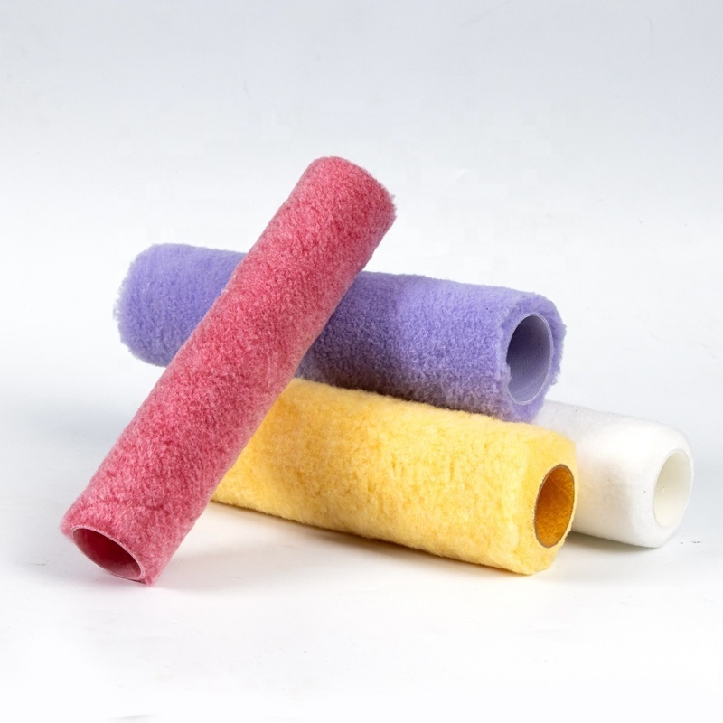 High Quality  7/9/10 inch  Wool/Polyester Paint Roller Covers Painting Roller Sleeve Refill