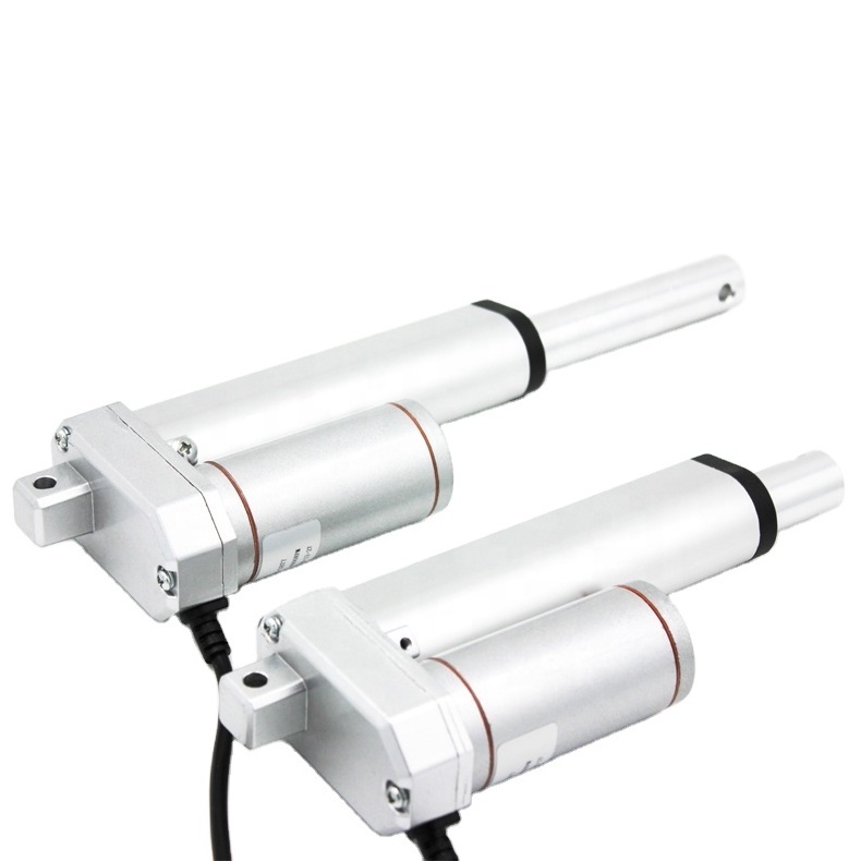 DC 12v 24v 50-500mm Micro Motor Electric Linear Actuator Stepper Motor IP65 For Automation