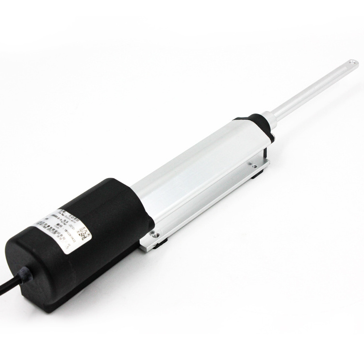 12V 10-500mm Stroke Micro Linear Motor Low Noise 100N Any Stroke Quick Small Tubular Linear Actuator 50mm