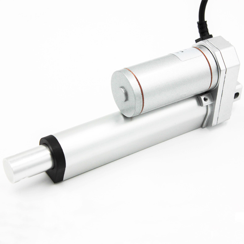 Electric High Speed Ballscrew Linear Actuator DC Motor ip65 12V or 24V Small 100mm Lift Solenoid Actuator 610mm Actuator Linear