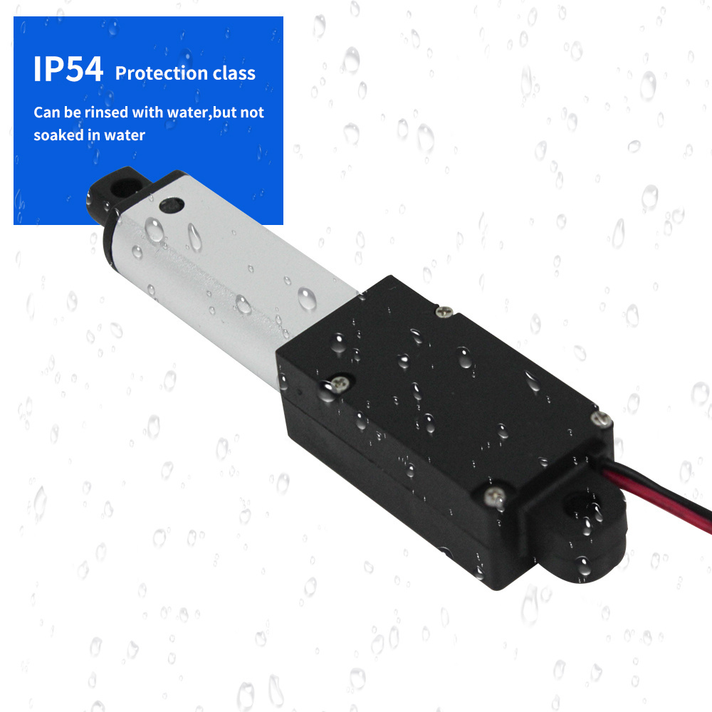 Liner Actuator 50mm 5v 12v 30mm 100mm Stroke 60N Waterproof High Speed Linear Actuator Mini Resonance Precision Linear Actuator