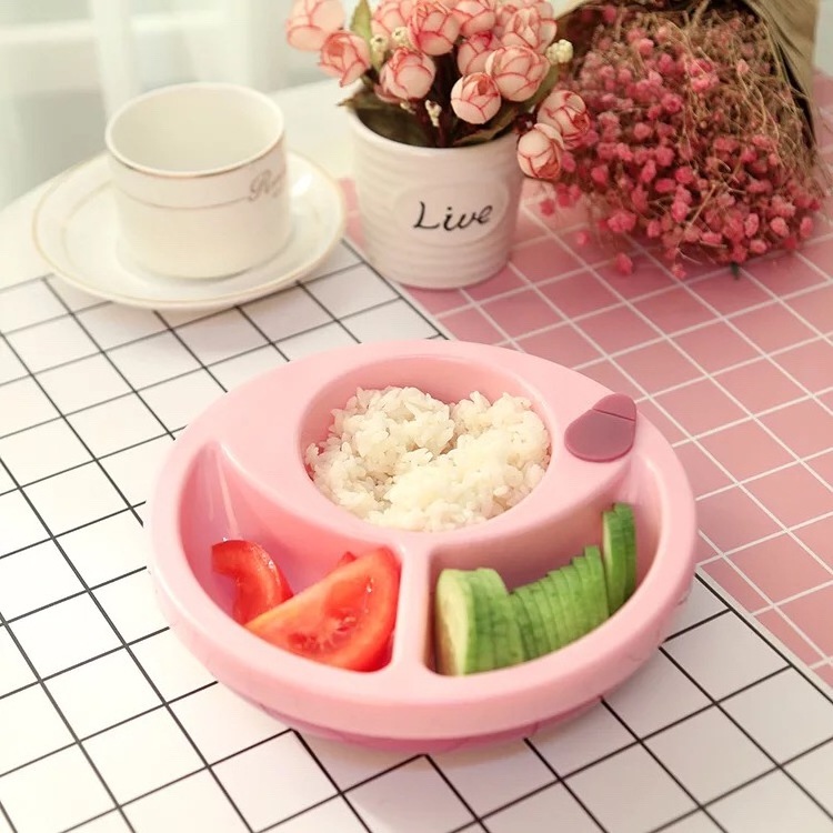 Hot Selling Tableware Children's Sublimation Warming Plate Kids Bowl Plates