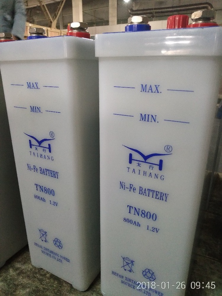 nickel iron battery price china 24v 48v 800ah nife battery 2018 hot sale