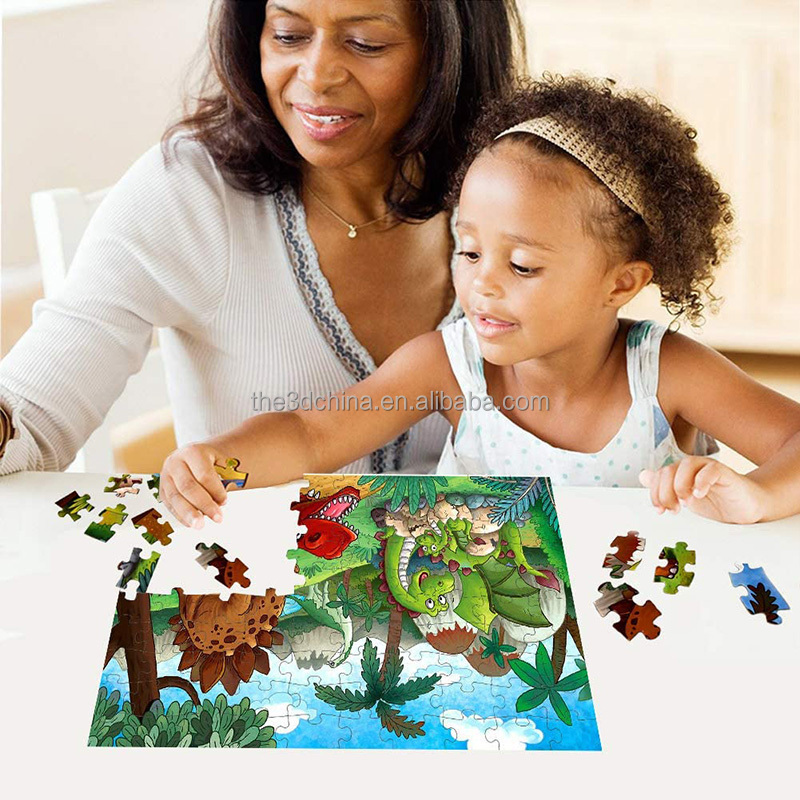 Special Toys for Kids 3D lenticular Printing Puzzle with Animal