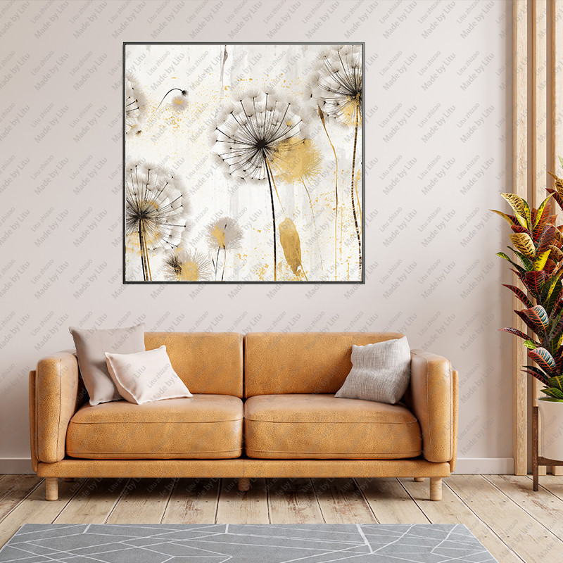 Dandelion Art Canvas Painting Animal Wall Art For Home Decor Posters And Prints