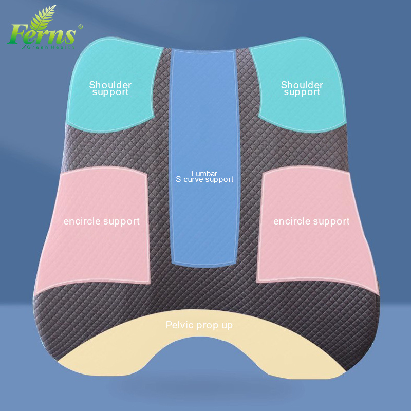 OEM ODM Factory Direct Supply Orthopedic Driver Car Chair Mesh Ergonomic Memory Foam Ventilated Gel Seat Cushion