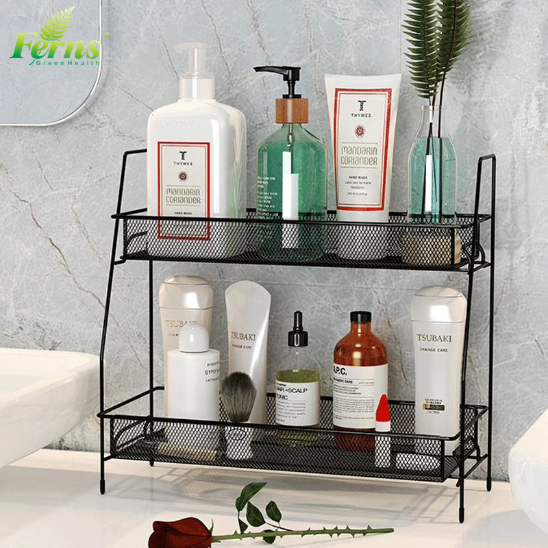 Bathroom Accessories Sets Wall Organisation Hooks Shower Caddy Organizer Rack Hanging Black Shelves Storage Shower Caddy