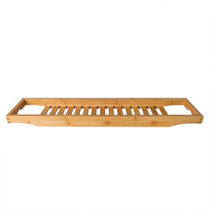 Bath Tray Bamboo Bathtub Tray Rack Caddy Shower Bathtub Shelf