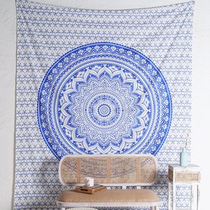 Wall Tapestry For Bedroom Aesthetic Tapestry Hippie Boho Mandala Tapestry Cool Spiritual Trippy